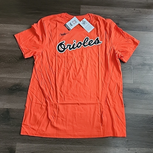 XL Nike Cal Ripken Jr Baltimore Orioles Player Jersey Tee Shirt Cooperstown Mens - Picture 3 of 6
